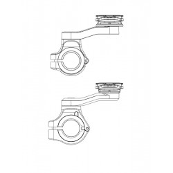 Support de Smartphone Moto Quad Lock Pro - Fixation Guidon - QLM-HBR-PRO