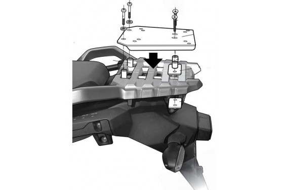 Support Top Case Shad pour Suzuki V-Strom 1050 et XT (20-22)