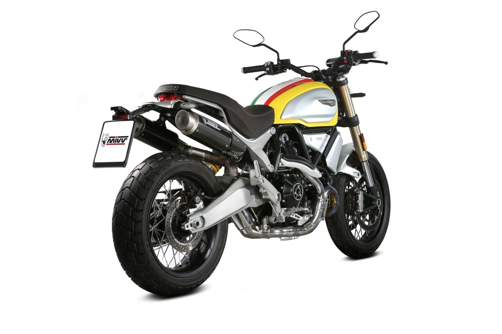 Double Silencieux MIVV GP Pro pour Ducati Scrambler 1100 (18-20)