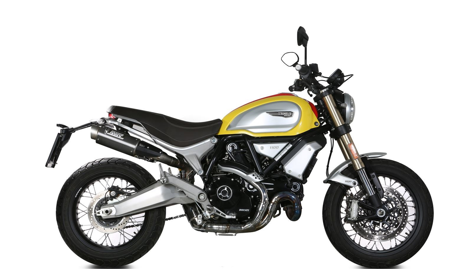 Double Silencieux MIVV GP Pro pour Ducati Scrambler 1100 (18-20)
