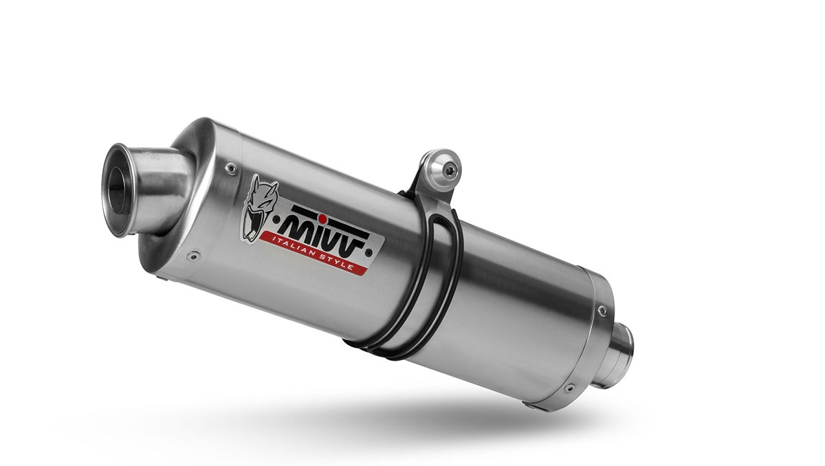 Double Silencieux MIVV Oval pour Ducati Monster 695 (06-08) - 00.73.D.019.LX1