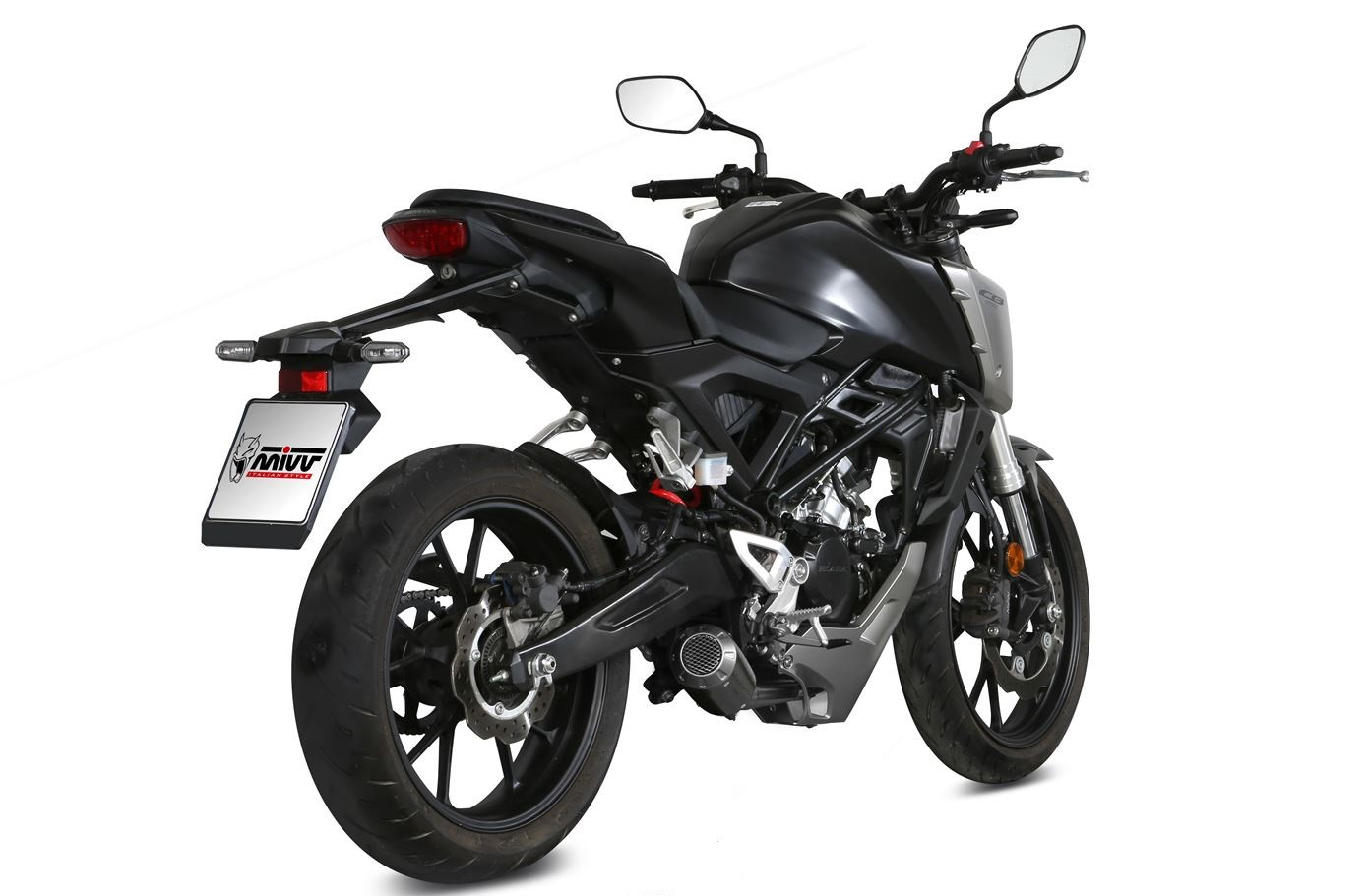 Ligne d'Échappement "Non Homologué" MIVV MK3 pour Honda CB 125 R (18-20)