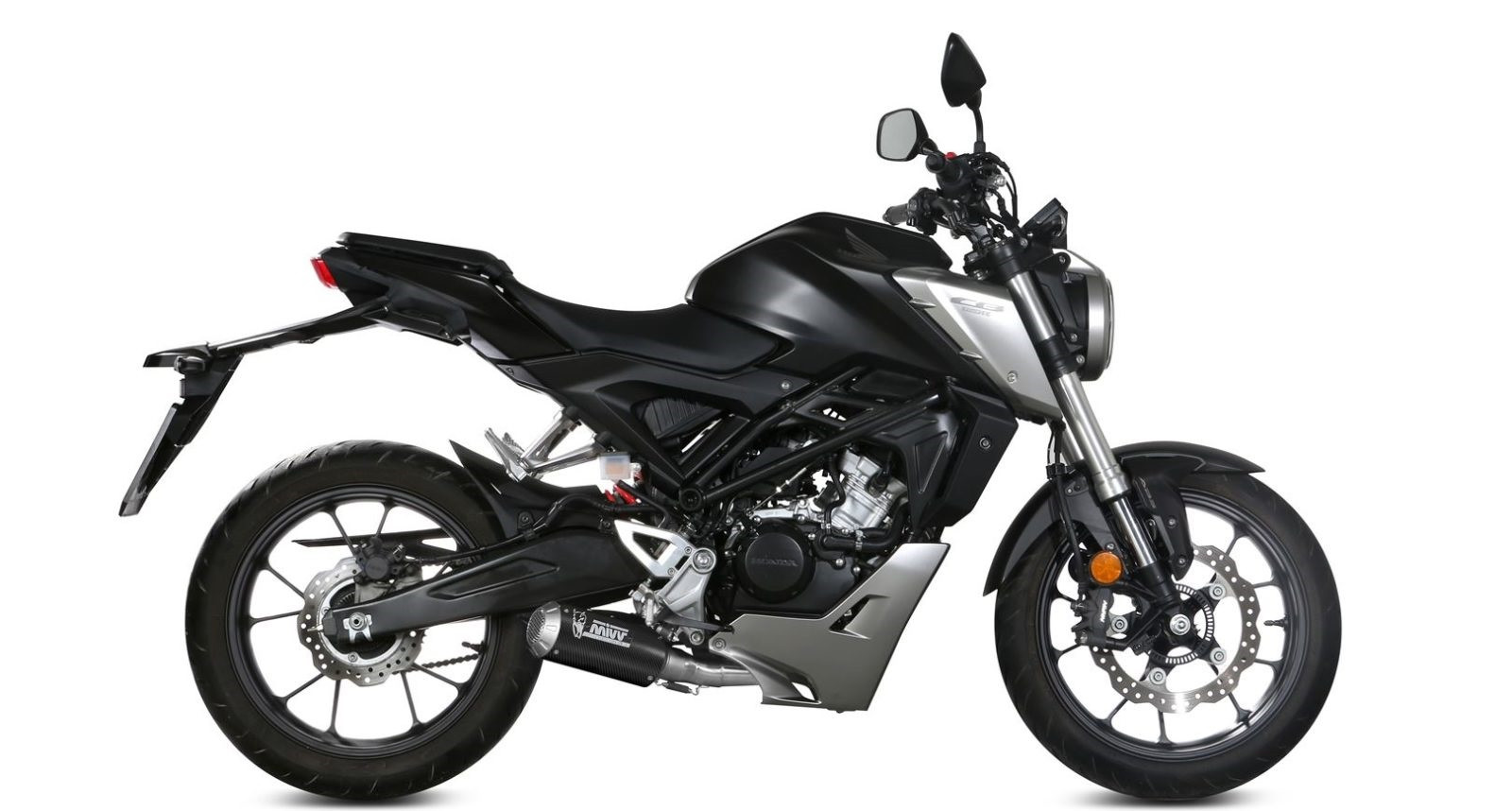 Ligne d'Échappement "Non Homologué" MIVV MK3 pour Honda CB 125 R (18-20)