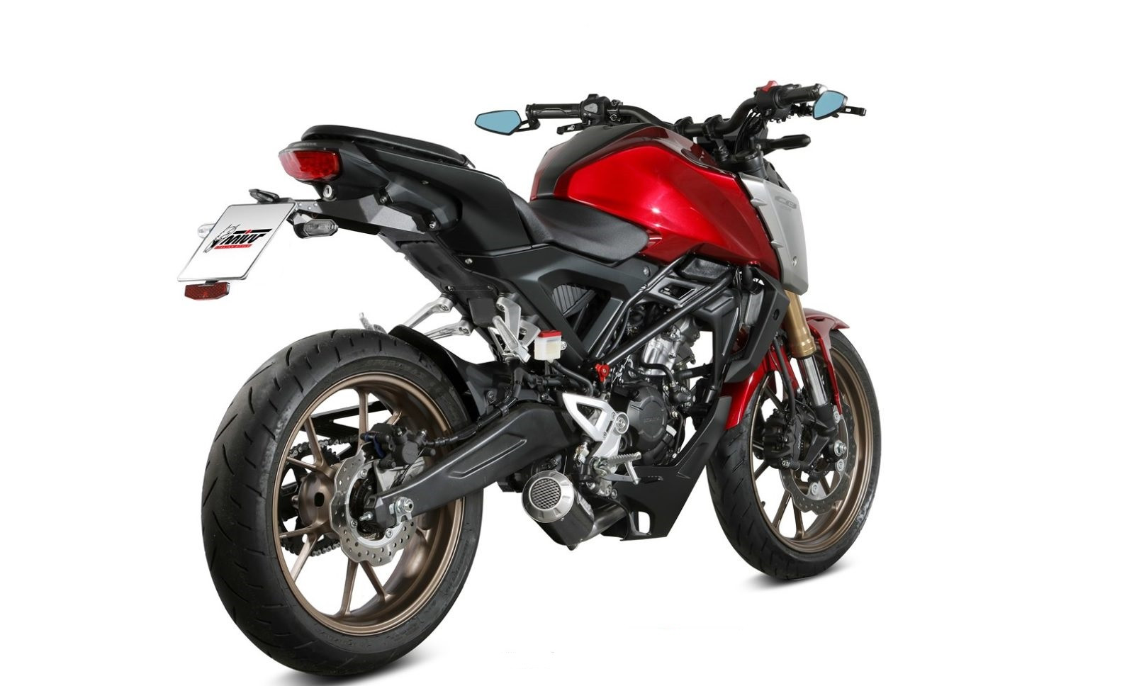 Ligne d'Échappement "Non Homologué" MIVV MK3 pour Honda CB 125 R (21-24)