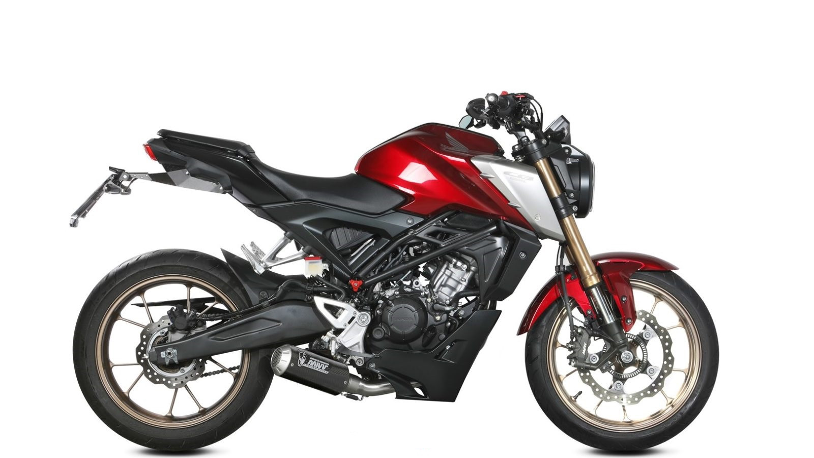 Ligne d'Échappement "Non Homologué" MIVV MK3 pour Honda CB 125 R (21-24)