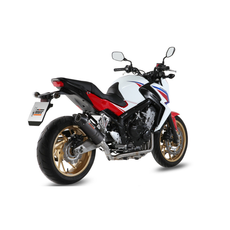 Ligne d'Échappement MIVV Oval pour Honda CB 650 F (14-18) - 00.73.H.055.L3C Ligne d'Échappement MIVV Oval pour Honda CB 650 F (14-18) - 00.73.H.055.L3C