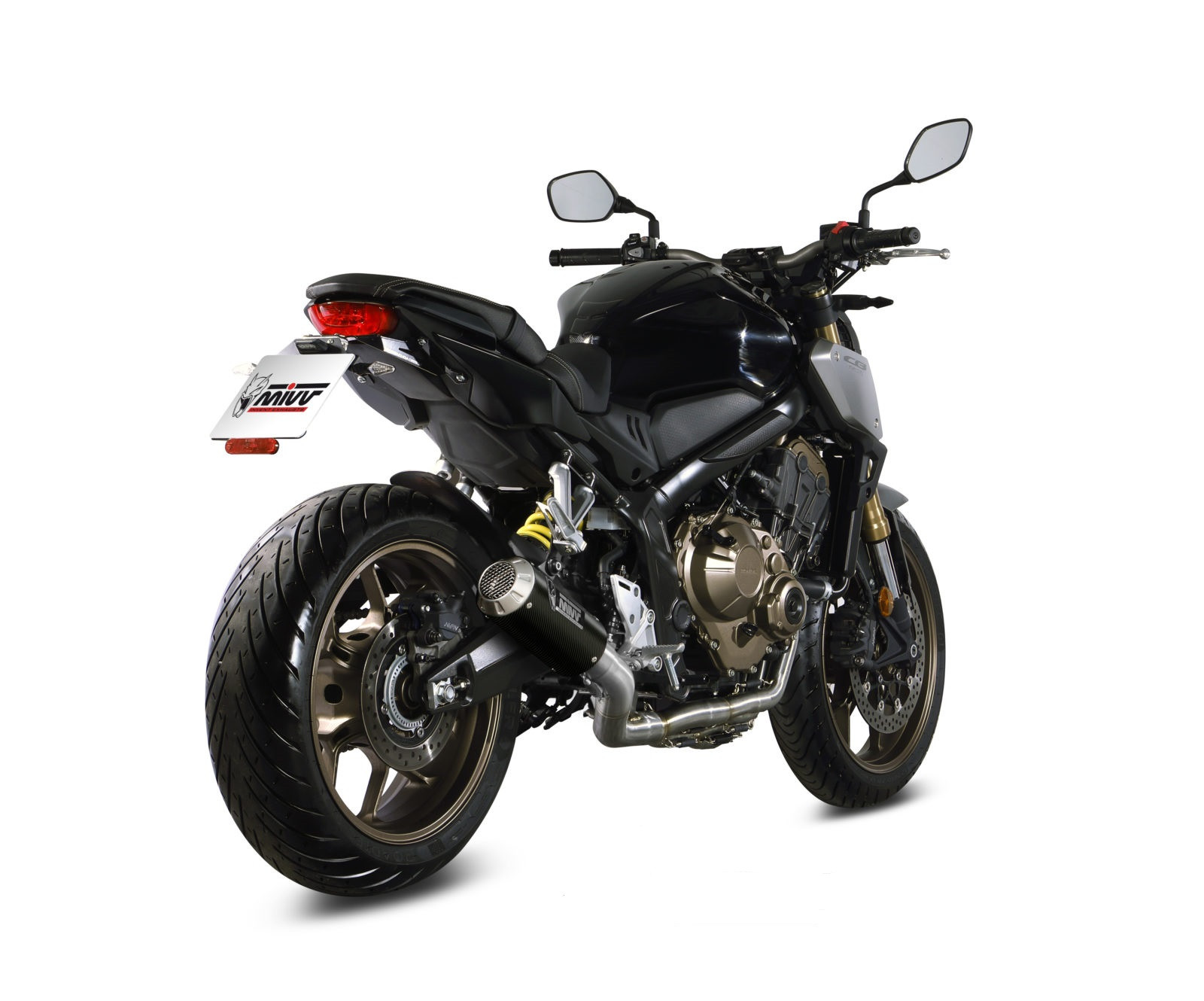 Ligne d'Échappement "Non Homologué" MIVV MK3 pour Honda CB 650 R (19-23)