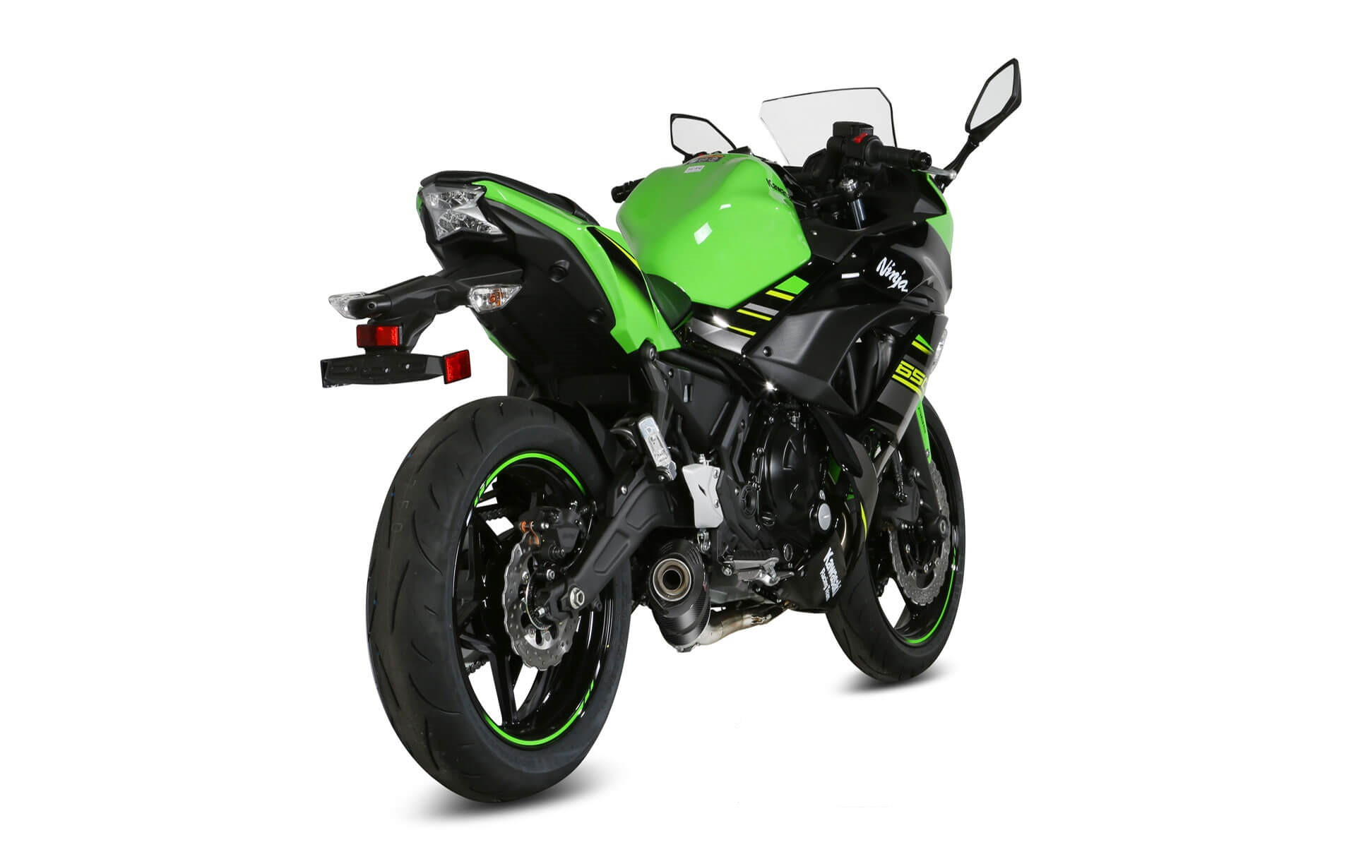 Ligne d'Échappement MIVV Oval pour Kawasaki Ninja 650 (17-23) - K.044.L3C