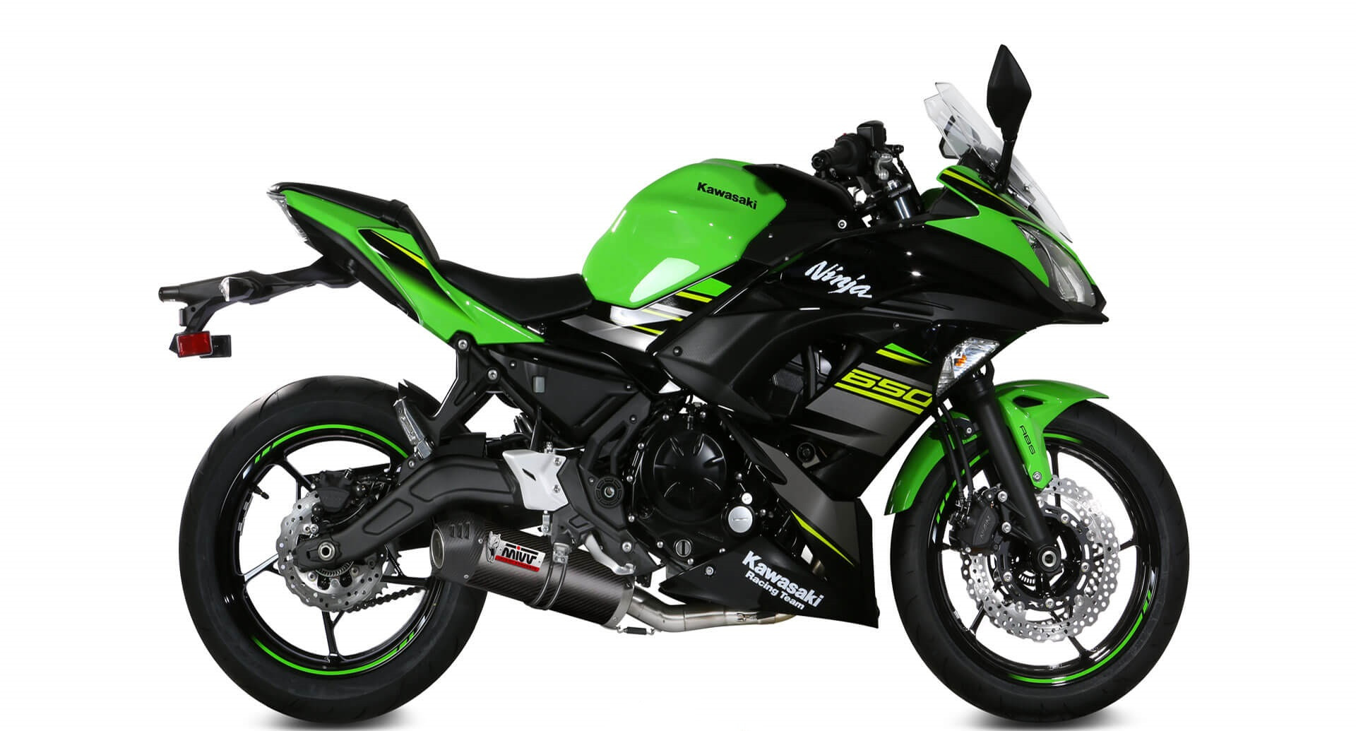 Ligne d'Échappement MIVV Oval pour Kawasaki Ninja 650 (17-23) - K.044.L3C