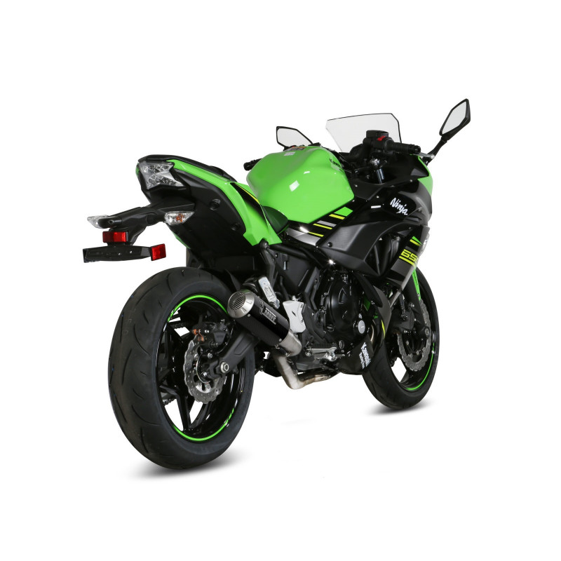 Ligne d'Échappement "Non Homologué" MIVV MK3 pour Ninja 650 (17-23) - K.044.SM3C Ligne d'Échappement "Non Homologué" MIVV MK3 pour Ninja 650 (17-23) - K.044.SM3C