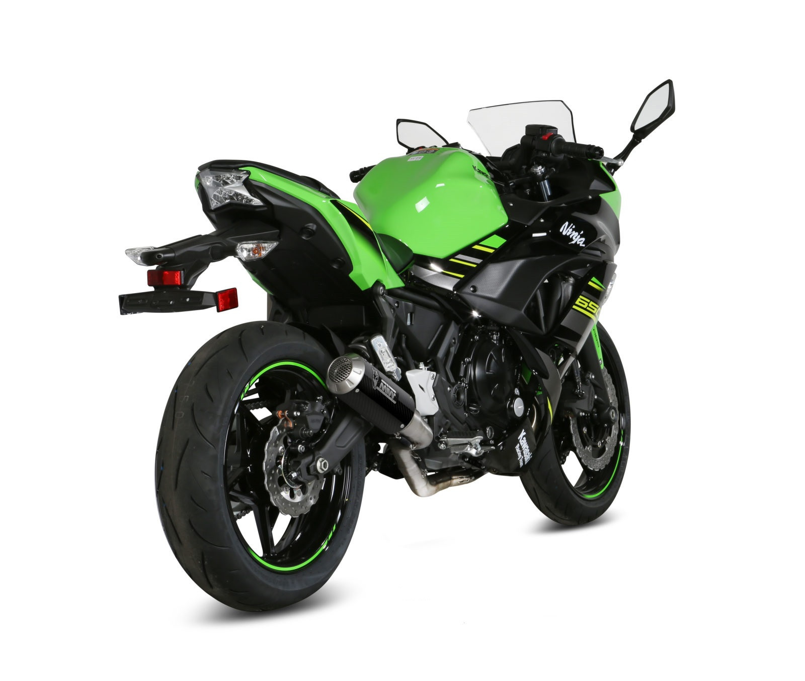 Ligne d'Échappement "Non Homologué" MIVV MK3 pour Ninja 650 (17-23) - ​K.044.SM3C​