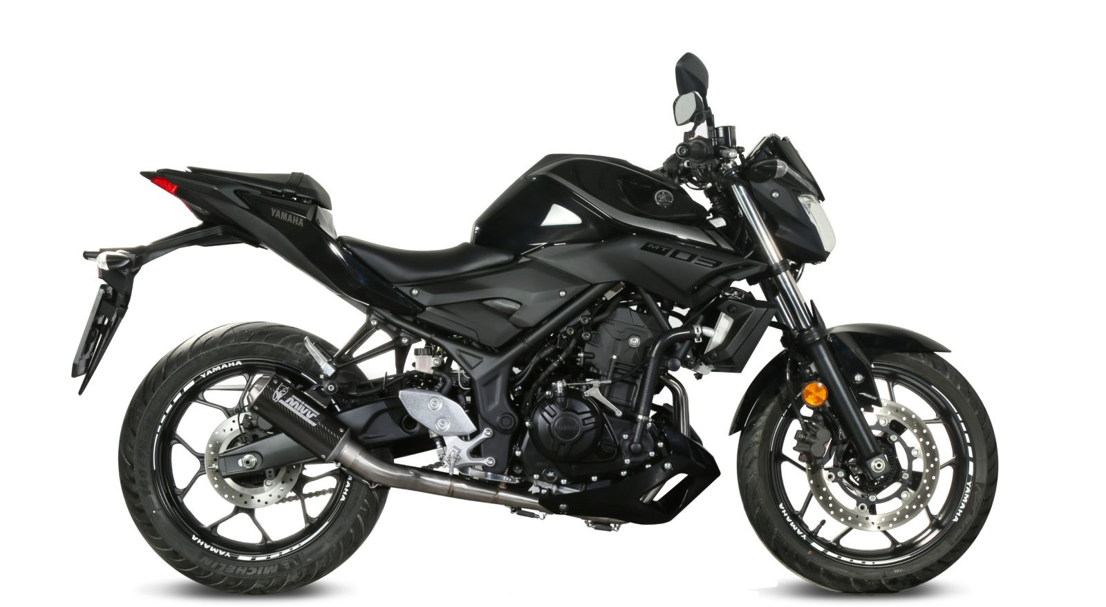 Ligne d'Échappement "Non Homologué" MIVV MK3 pour Yamaha MT-03 (16-24)