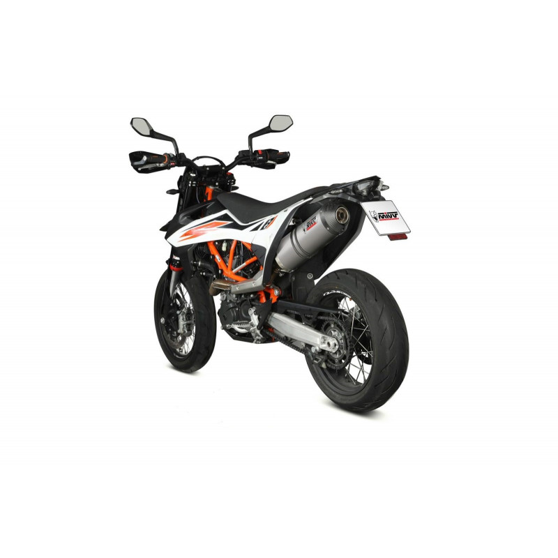 Silencieux MIVV Oval pour KTM 690 SMC-R (19-24) Silencieux MIVV Oval pour KTM 690 SMC-R (19-24)