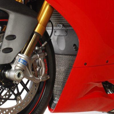 Protection de Radiateur Alu R&G pour Ducati 1199 Panigale (12-15) - RAD0117BK