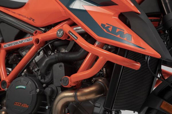 Crash Bar Haut Orange Sw-Motech pour KTM 1290 Super Duke R (20-22) SBL.04.915.10000/EB
