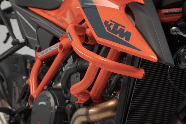 Crash Bar Haut Orange Sw-Motech pour KTM 1290 Super Duke R (20-22) SBL.04.915.10000/EB