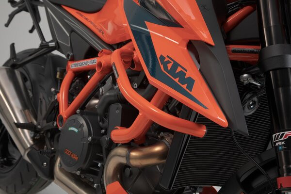 Crash Bar Haut Orange Sw-Motech pour KTM 1290 Super Duke R (20-22) SBL.04.915.10000/EB