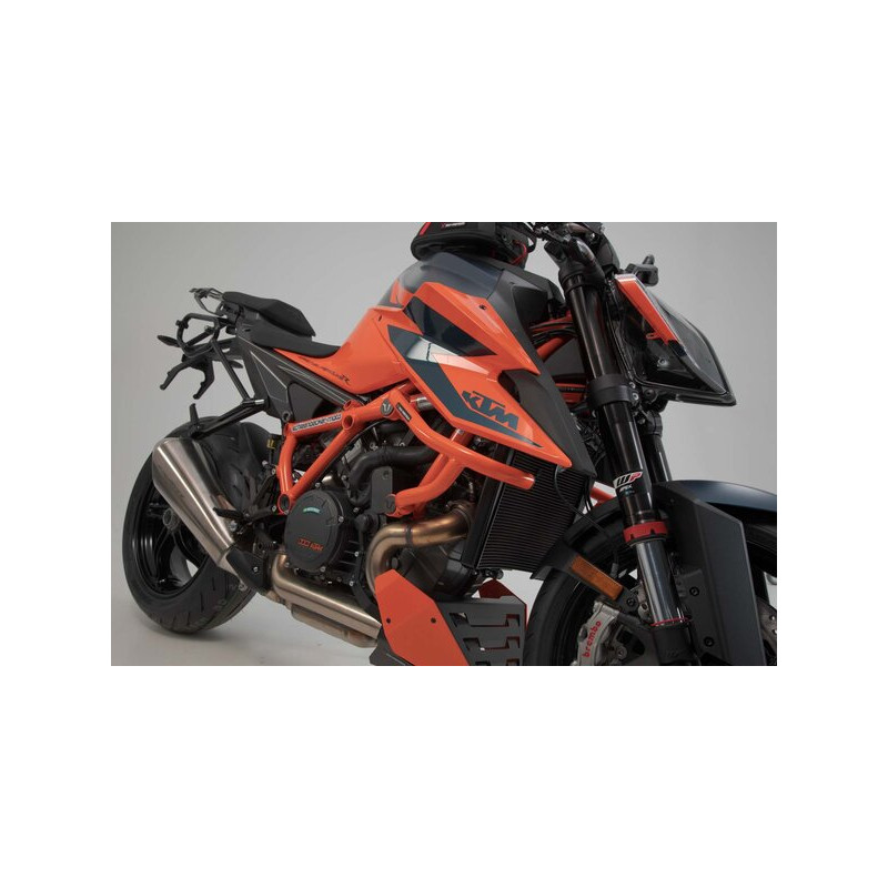 Crash Bar Haut Orange Sw-Motech pour KTM 1290 Super Duke R (20-22) SBL.04.915.10000/EB Crash Bar Haut Orange Sw-Motech pour KTM 1290 Super Duke R (20-22) SBL.04.915.10000/EB