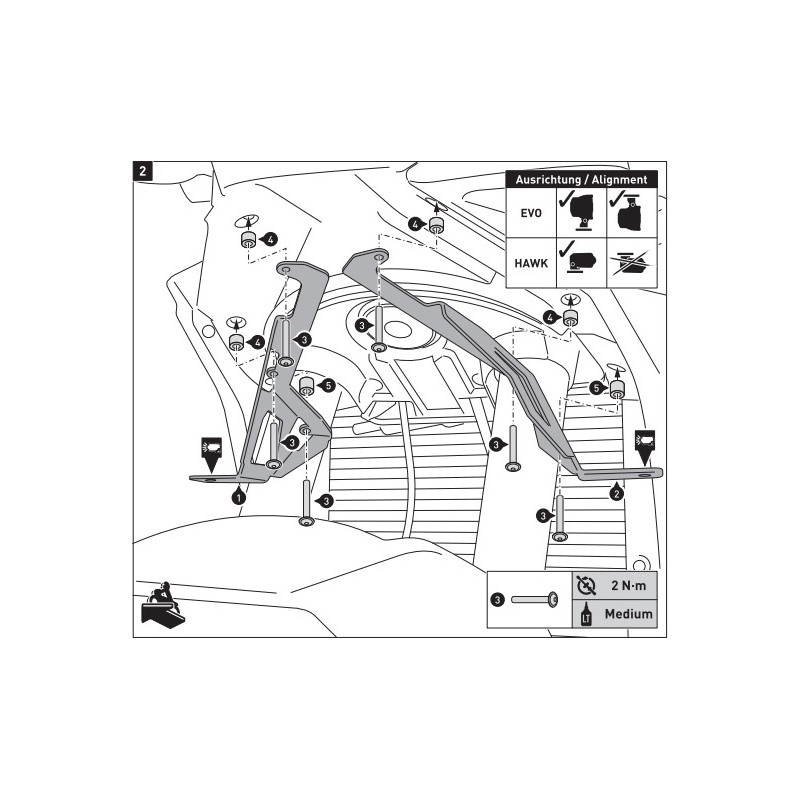 Kit Feux Additionnels SW-Motech EVO pour KTM 1050 Adventure (15-16)