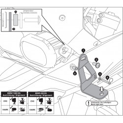 Kit Feux Additionnels SW-Motech EVO pour BMW F 650 GS (08-13)