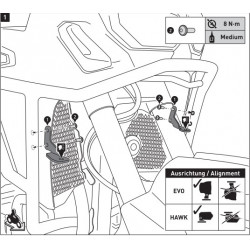Kit Feux Additionnels SW-Motech EVO pour Honda CRF 1100 L Africa Twin ADV Sports (18-22)
