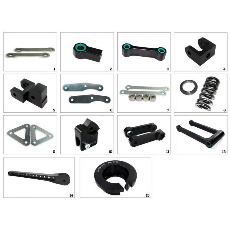 Kit Rabaissement -25mm Triumph Speed Triple 1050 et R (11-15) Kit Rabaissement -25mm Triumph Speed Triple 1050 et R (11-15)