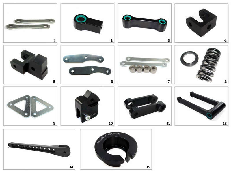 Kit Rabaissement -25mm Triumph Speed Triple 1050 et R (11-15)