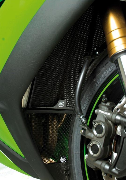 Protection de Radiateur Alu R&G pour Kawasaki ZX-10 R (08-20) - RAD0200BK