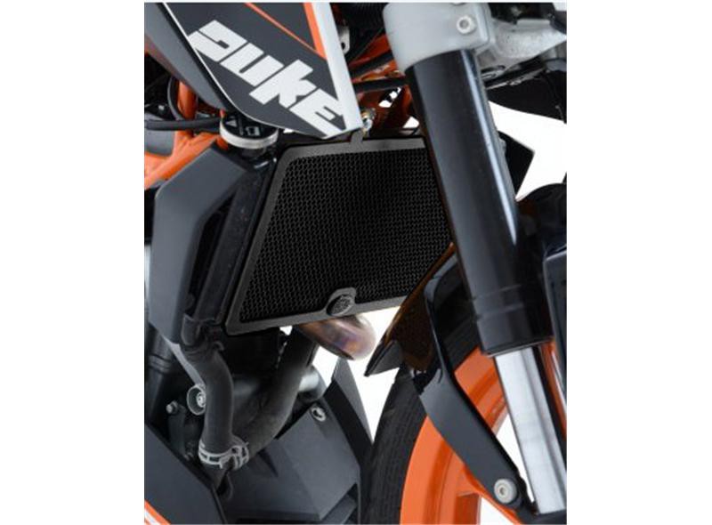 Protection de Radiateur Alu R&G pour KTM RC 125 (14-16) - RAD0164BK