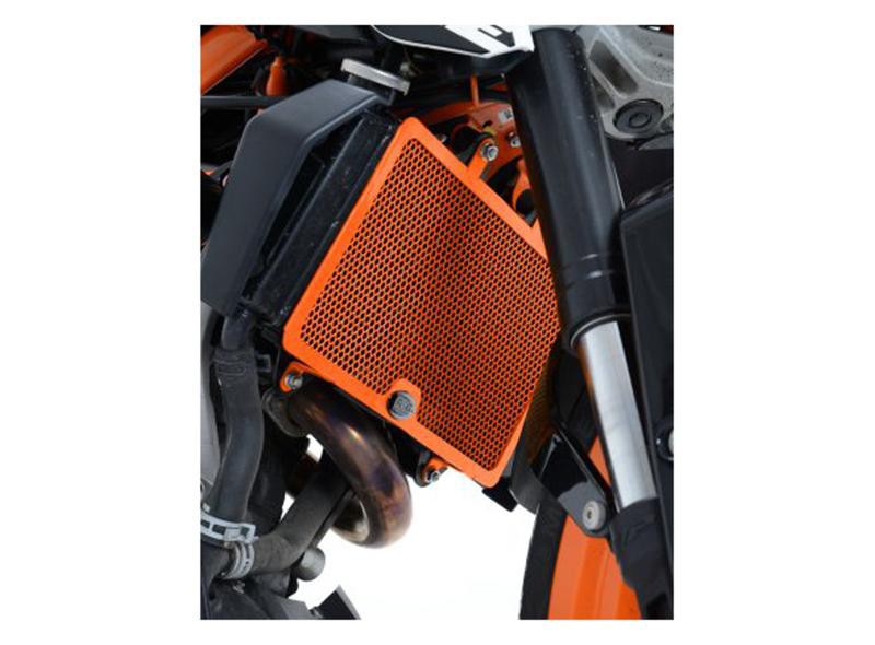 Protection de Radiateur Alu Orange R&G pour KTM Duke 390 (13-22) - RAD0164OR