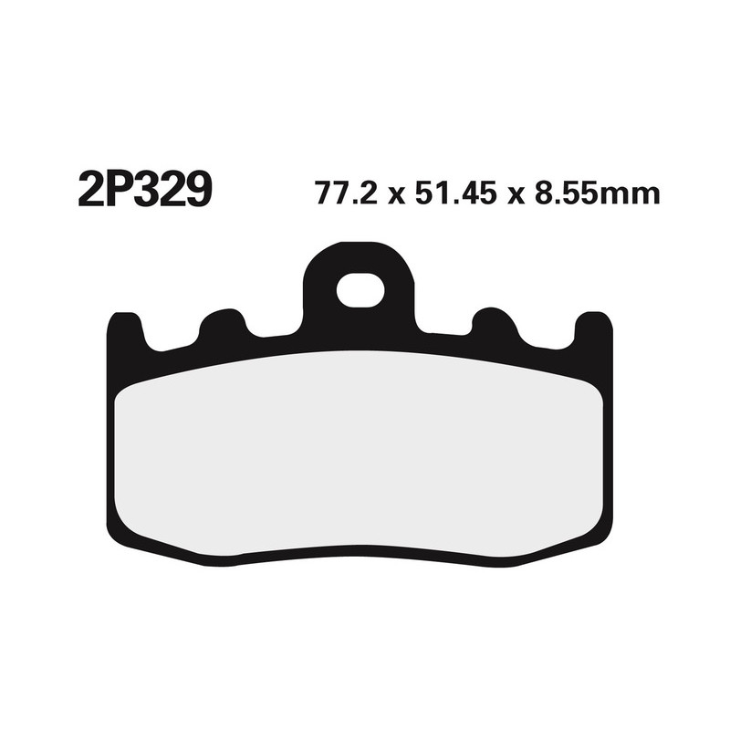 Plaquette de frein Avant Nissin ST 2P329 - Métal Fritté Route Plaquette de frein Avant Nissin ST 2P329 - Métal Fritté Route