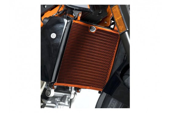 Protection de Radiateur Alu Orange R&G pour KTM Duke 690 & R (12-18) - RAD0127OR
