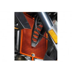 Protection de Radiateur Alu Orange R&G pour KTM 990 Adventure (05-07) - RAD0085OR