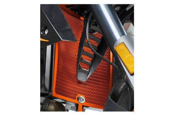 Protection de Radiateur Alu Orange R&G pour KTM Super Duke 990 & R (05-13) - RAD0085OR