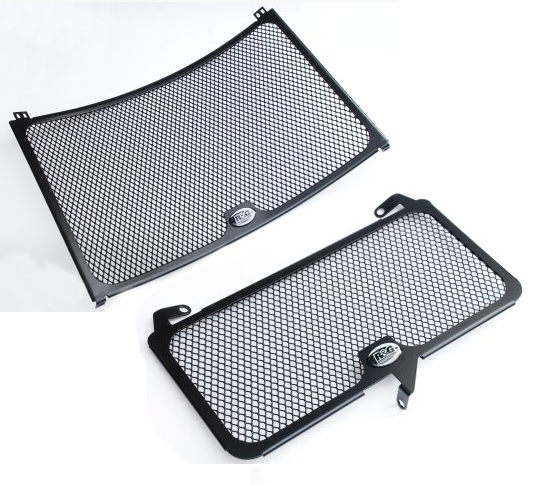 Protection de Radiateur Eau & Huile Alu R&G pour Suzuki Hayabusa 1340 (08-18) - RAD9014BK