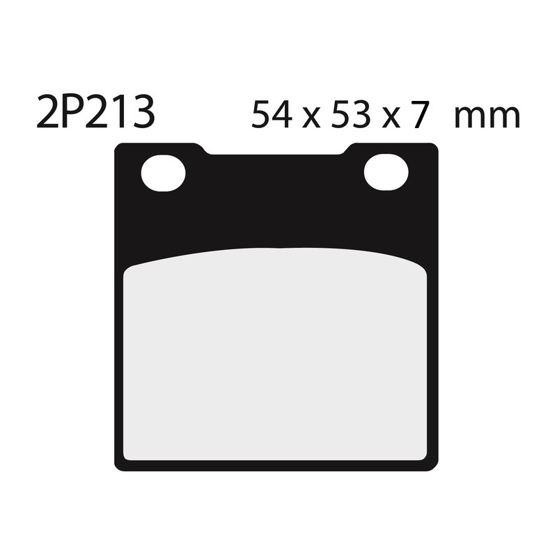 Plaquette de frein Arrière Nissin ST 2P213 - Organique Route Plaquette de frein Arrière Nissin ST 2P213 - Organique Route