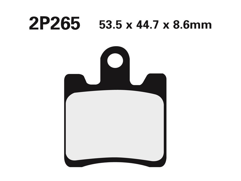 Plaquette de frein Avant Nissin NS 2P265 - Organique Route