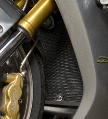 Protection de Radiateur Alu R&G pour Triumph Daytona 675 (06-12) - RAD0119BK