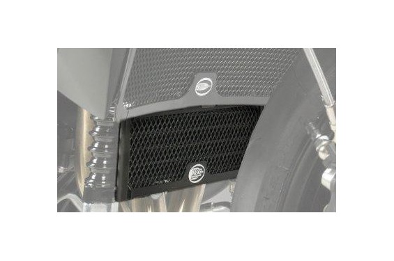 Protection de Radiateur d'Huile Alu R&G pour Triumph 1050 Speed Triple - R & S (11-18) RS (18-20) - OCG0009BK