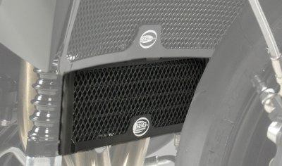Protection de Radiateur d'Huile Alu R&G pour Triumph 1050 Speed Triple - R & S (11-18) RS (18-20) - OCG0009BK