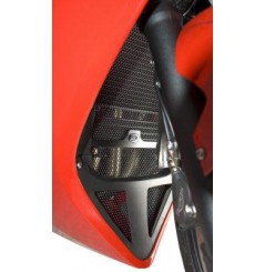 Protection de Radiateur Eau & Huile Alu R&G pour Triumph 1050 Sprint GT (10-18) Sprint ST (05-10) - RAD0095BK