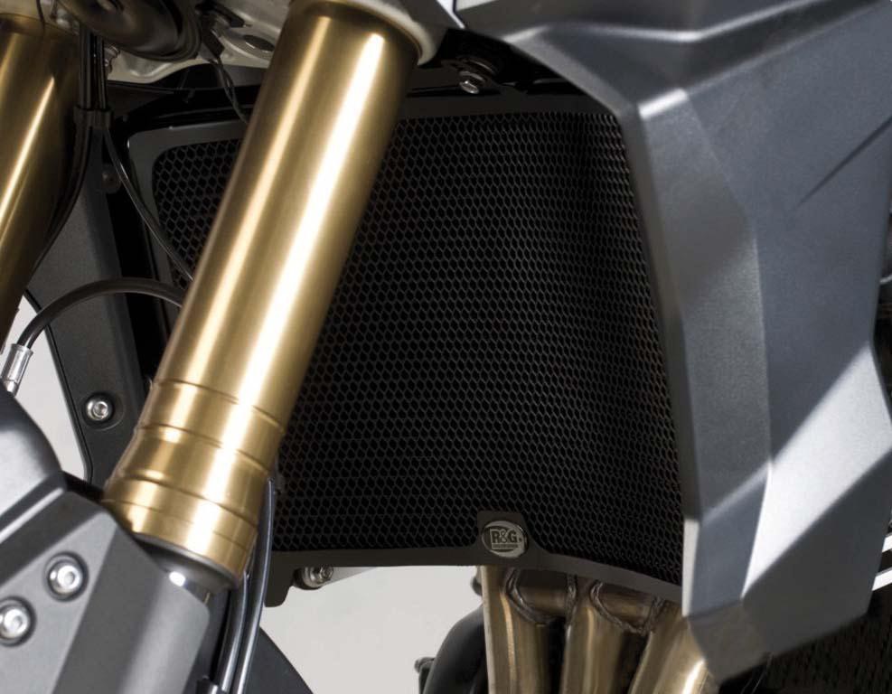 Protection de Radiateur Alu R&G pour Triumph Tiger 1200 Explorer (12-18) - RAD0118BK