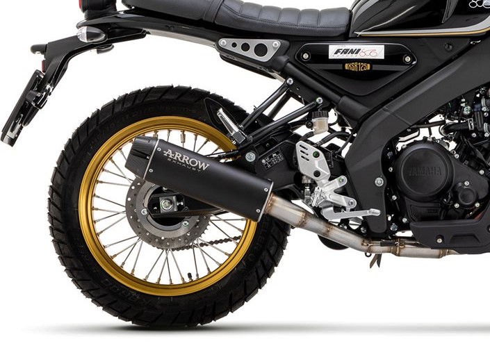 Ligne d'Échappement ARROW Rebel pour Yamaha XSR 125 (21-23)