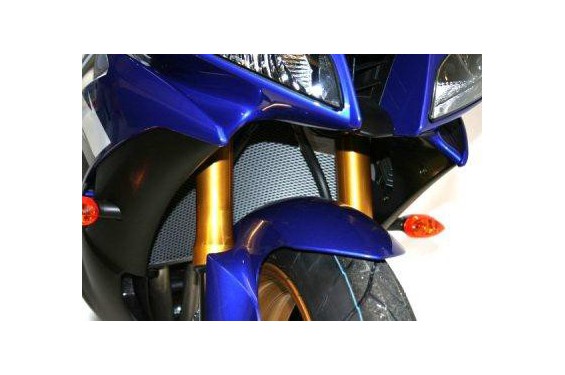 Protection de Radiateur Alu Noir R&G pour Yamaha YZF-R6 (06-16) - RAD0067BK