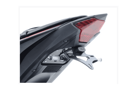 Éclairage LED de plaque d'immatriculation moto avec support accessoire  support de plaque moto