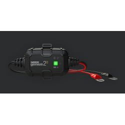 Chargeur de Batterie Moto Intelligent NOCO Genius 2D 12V 2A Montage direct sur cosses