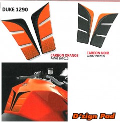 Protection de réservoir D'Zign Pad Carbon pour KTM SuperDuke 1290 (14-16)