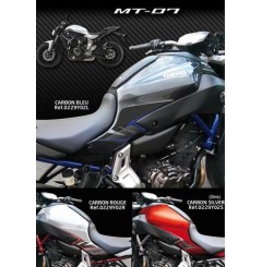 Protection de réservoir D'Zign Pad Carbon pour Yamaha MT 07 (14-16)