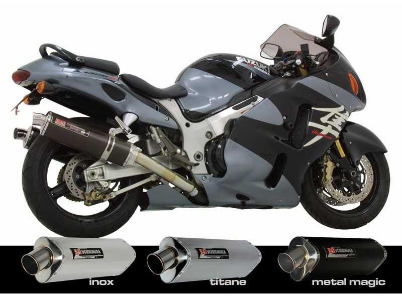 Silencieux moto Yoshimura Tri-Oval pour Hayabusa 1300 (99-07)