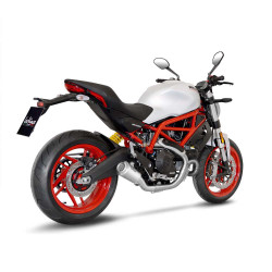 Silencieux LeoVince LV-10 "Non Homologué" pour Ducati Monster 797 (17-20)